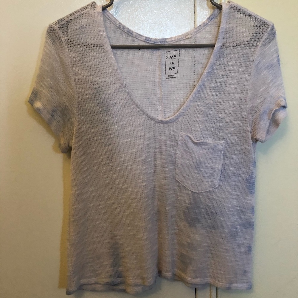 Pacsun shear tie dye top